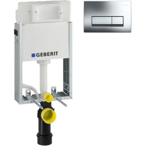 GEBERIT SET KOMBIFIXBasic včetně ovládacího tlačítka DELTA 51 CR 110.100.00.1 51CR
