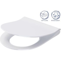 GEBERIT KOMBIFIXBasic vč. bílého tlačítka DELTA 21 + WC CERSANIT CLEANON CITY 110.100.00.1 21BI CI1