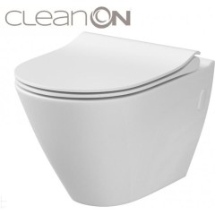 GEBERIT KOMBIFIXBasic vč. bílého tlačítka DELTA 50 + WC CERSANIT CLEANON CITY 110.100.00.1 50BI CI1