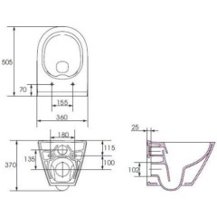 GEBERIT KOMBIFIXBasic vč. bílého tlačítka DELTA 50 + WC CERSANIT CLEANON CITY 110.100.00.1 50BI CI1