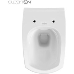 Předstěnový instalační systém bez tlačítka + WC CERSANIT CLEANON CARINA  + SEDÁTKO AM101/1120 X CA1