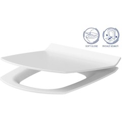 Předstěnový instalační systém s bílým tlačítkem M1710 + WC CERSANIT CLEANON CARINA + SEDÁTKO AM101/1120 M1710 CA3