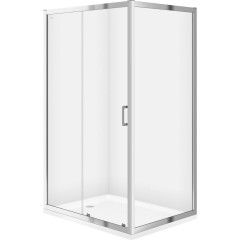 CERSANIT - SPRCHOVÝ KOUT OBDÉLNÍK 120x90X190 TRANSPARENT SKLO S154-004