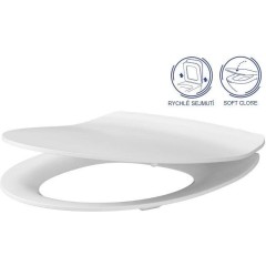 Předstěnový instalační systém bez tlačítka + WC CERSANIT CLEANON MODUO + SEDÁTKO AM102/1120 X MO1