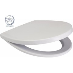 GEBERIT KOMBIFIXBasic vč. bílého tlačítka DELTA 21 + WC CERSANIT DELFI + SOFT SEDÁTKO 110.100.00.1 21BI DE2