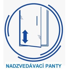 CERSANIT - PARAVAN K VANĚ EASY NEW DVOUDÍLNÝ 140X115cm S301-290