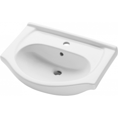 Dřevojas - APOLO 60 keramické umyvadlo - BÍLÉ (05149)