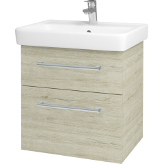 Dřevojas - Koupelnová skříň Q MAX SZZ2 60 - D05 Oregon / Úchytka T03 / D05 Oregon (61312C)