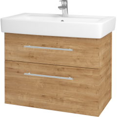 Dřevojas - Koupelnová skříň Q MAX SZZ2 80 - D09 Arlington / Úchytka T02 / D09 Arlington (115715B)