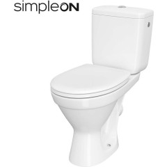 CERSANIT - WC KOMBI 698 CERSANIA II. SIMPLEON 010 3/6L+DUROPLAST SEDÁTKO SOFTCLOSE K11-2339