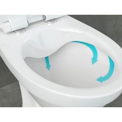 CERSANIT - WC KOMBI 696 CERSANIA SIMPLEON 010 3/6L+DUROPLAST SLIM SEDÁTKO SOFTCLOSE K11-2338