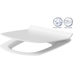 CERSANIT - WC sedátko CARINA SLIM DUROPLAST ANTIB. SC ECO jedno tlačítko K98-0135