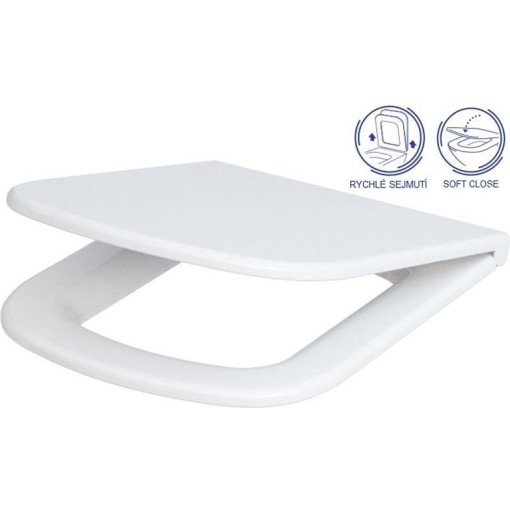 CERSANIT - SEDÁTKO COLOUR DUROPLAST SOFT-CLOSE EASY-OFF K98-0092