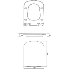 CERSANIT - SEDÁTKO COLOUR DUROPLAST SOFT-CLOSE EASY-OFF K98-0092