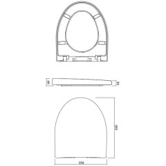 CERSANIT - SEDÁTKO PARVA DUROPLAST SOFT-CLOSE K98-0122