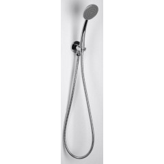 SAPHO - Držák sprchy kulatý, pevný, s vyústěním, chrom 1205-09