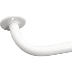 AQUALINE - WHITE LINE madlo k vaně 20cm výška pouze 8cm, bílá 8005
