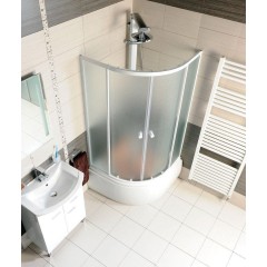 AQUALINE - Panel čelní k hluboké vaničce 90x90cm, výška 37,5cm, bílá B93