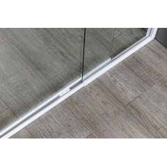 AQUALINE - AMICO sprchové dveře výklopné 1040-1220x1850, čiré sklo G100