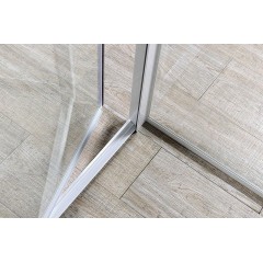 AQUALINE - AMICO sprchové dveře výklopné 1040-1220x1850, čiré sklo G100