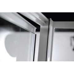 AQUALINE - AMICO sprchové dveře výklopné 1040-1220x1850, čiré sklo G100