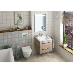SAPHO - ASTRO zrcadlo s LED osvětlením 60x80cm, kosmetické zrcátko MIRL2