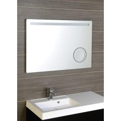 SAPHO - ASTRO zrcadlo s LED osvětlením 100x70cm, kosmetické zrcátko MIRL4