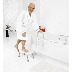 RIDDER - HANDICAP stolička na nohy, výškově nastavitelná, bílá A0102601