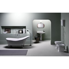 GSI - CLASSIC keramický sloup k umyvadlu 66x27cm, bílá ExtraGlaze 877011