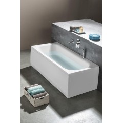 POLYSAN - LAURA obdélníková vana 160x70x39cm, bílá 24611