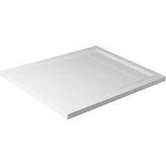 POLYSAN - VARESA sprchová vanička z litého mramoru se záklopem, obdélník 100x80cm, bílá 71605