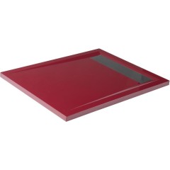POLYSAN - VARESA sprchová vanička z litého mramoru se záklopem, obdélník 100x80cm, bílá 71605