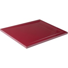 POLYSAN - VARESA sprchová vanička z litého mramoru se záklopem, obdélník 100x80cm, bílá 71605