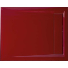 POLYSAN - VARESA sprchová vanička z litého mramoru se záklopem, obdélník 100x80cm, bílá 71605