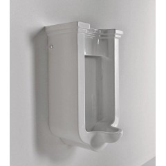 KERASAN - WALDORF urinál se zakrytým přívodem vody, 44x72cm, bílá 413001