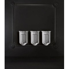 KERASAN - WALDORF urinál se zakrytým přívodem vody, 44x72cm, bílá 413001