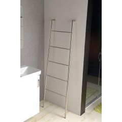 SAPHO - SEGA sušák ručníků na opření 550x1700x70, nerez lesk SE103