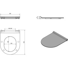 GSI - WC sedátko, SLIM, Soft Close, Quick Release, bílá/chrom MS86CSN11