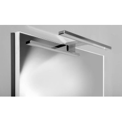 AQUALINE - SERAPA LED svítidlo 5W, 230V, 300x40x100, IP44, plast, chrom SA147