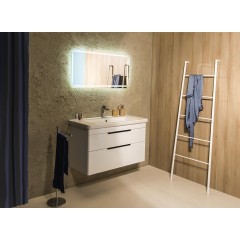 SAPHO - CITY keramické umyvadlo hranaté 100x45cm, bílá KE100