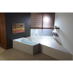 POLYSAN - ANDRA L asymetrická vana 180x90x45cm, bílá 72872