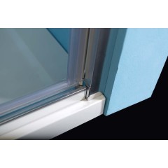 POLYSAN - EASY sprchové dveře otočné 760-900, čiré sklo EL1615