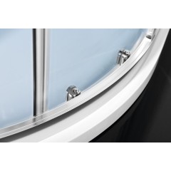 POLYSAN - EASY čtvrtkruhová sprchová zástěna 1000x800, L/R, čiré sklo EL2915