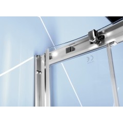 POLYSAN - EASY čtvrtkruhová sprchová zástěna 1000x800, L/R, čiré sklo EL2915