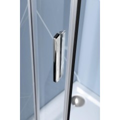 POLYSAN - EASY čtvrtkruhová sprchová zástěna 1000x800, L/R, čiré sklo EL2915