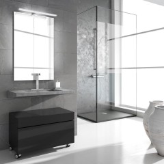 SAPHO - FELINA LED svítidlo, 10 W, 458x15x112 IP44, chrom FE045