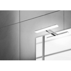 SAPHO - FELINA LED svítidlo, 8W, 308x15x112, IP44, chrom FE030