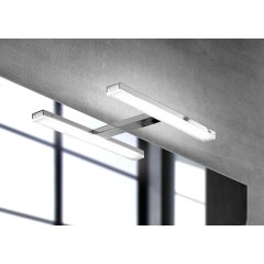 SAPHO - ESTHER LED nástěnné svítidlo, 6 W, 280x62x131 IP44, chrom E26374CI