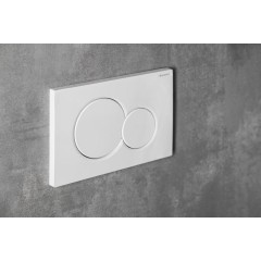 GEBERIT SIGMA01 ovládací tlačítko, bílá lesk 115.770.11.5