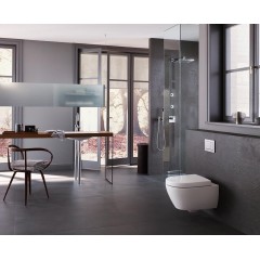 GEBERIT SIGMA30 ovládací tlačítko, bílá lesk/chrom 115.883.KJ.1
